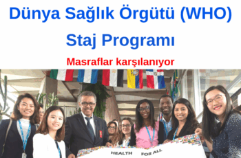 Dünya Sağlık Örgütü (WHO) Staj Programı