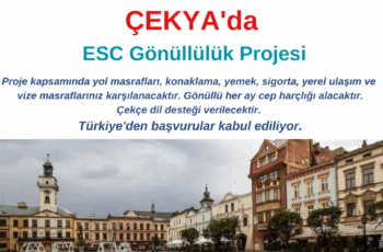 Çekya – ESC Gönüllülük Projesi