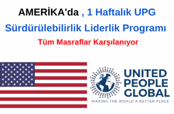 Amerika , 1 Haftalık UPG Sürdürülebilirlik Liderlik Programı – Tüm Masraflar Karşılanıyor