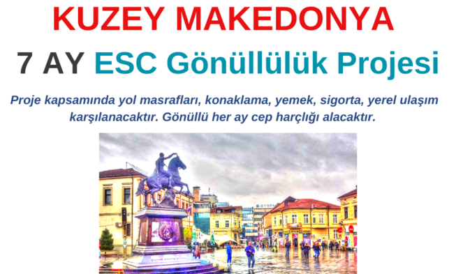 Kuzey Makedonya 7 Ay ESC Gönüllülük Projesi img