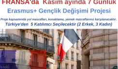 Fransa , Erasmus+ 7 Günlük Gençlik Değişimi Projesi Fransa , Erasmus+ 7 Günlük Gençlik Değişimi Projesi