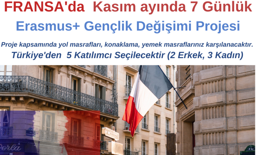 Fransa , Erasmus+ 7 Günlük Gençlik Değişimi Projesi img