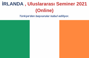 İrlanda , Uluslararası Seminer 2021 (Online)