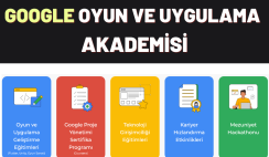 Google Oyun ve Uygulama Akademisine Başvur