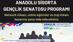 Anadolu Sigorta Gençlik Senatosu Programına Başvurun
