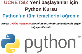 Yeni başlayanlar için Python Kursu – Python’un tüm temellerini öğrenin