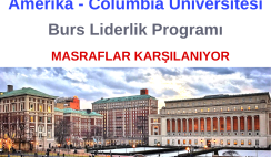 Amerika – Columbia Üniversitesi Burs Liderlik Programı