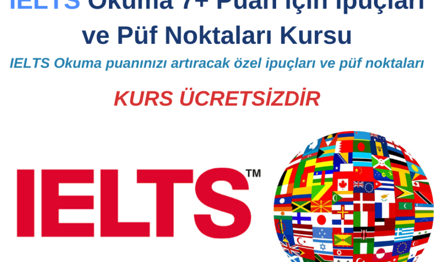 IELTS Okuma 7+ puan için ipuçları ve püf noktaları Kursu img