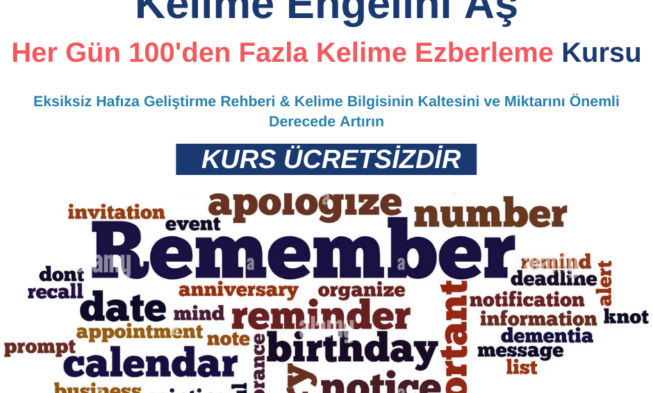 Kelime Engelini Aş: Her Gün 100’den Fazla Kelime Ezberleme Kursu img