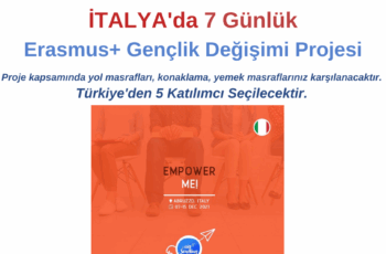 İtalya 7 Günlük Erasmus+ Gençlik Değişimi Projesi İtalya 7 Günlük Erasmus+ Gençlik Değişimi Projesi