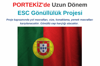 Portekiz Uzun Dönem ESC Gönüllülük Projesi