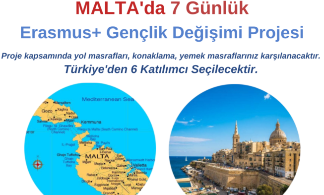 Malta 7 Günlük Erasmus+ Gençlik Değişimi Projesi img