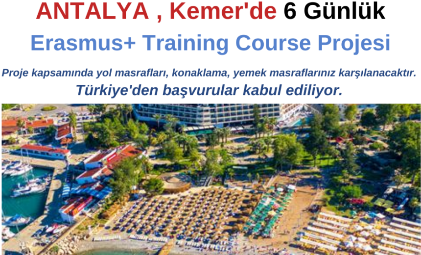 Antalya – Kemer’de Erasmus+ Training Course Fırsatı img