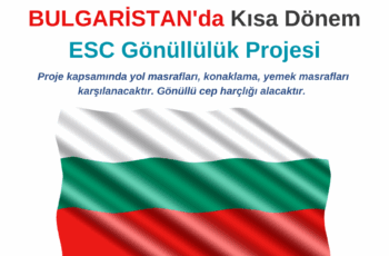 Bulgaristan Kısa Dönem ESC Gönüllülük Projesi Bulgaristan Kısa Dönem ESC Gönüllülük Projesi