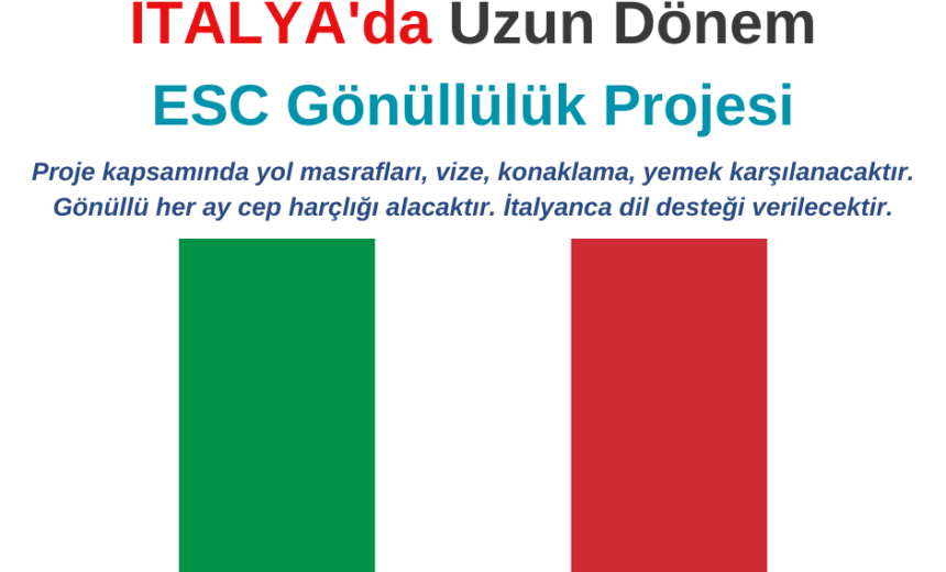 İtalya Uzun Dönem ESC Gönüllülük Projesi img