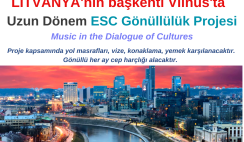 Litvanya’nın başkenti Vilnius’ta Uzun Dönem Gönüllülük Projesi Litvanya’nın başkenti Vilnius’ta Uzun Dönem Gönüllülük Projesi
