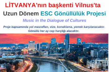 Litvanya’nın başkenti Vilnius’ta Uzun Dönem Gönüllülük Projesi Litvanya’nın başkenti Vilnius’ta Uzun Dönem Gönüllülük Projesi