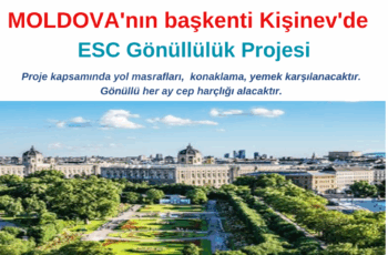 Moldova’nın başkenti Kişinev’de Gönüllülük Projesi