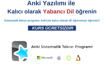 Anki Yazılımı ile Kalıcı olarak Yabancı Dil öğrenin Anki Yazılımı ile Kalıcı olarak Yabancı Dil öğrenin