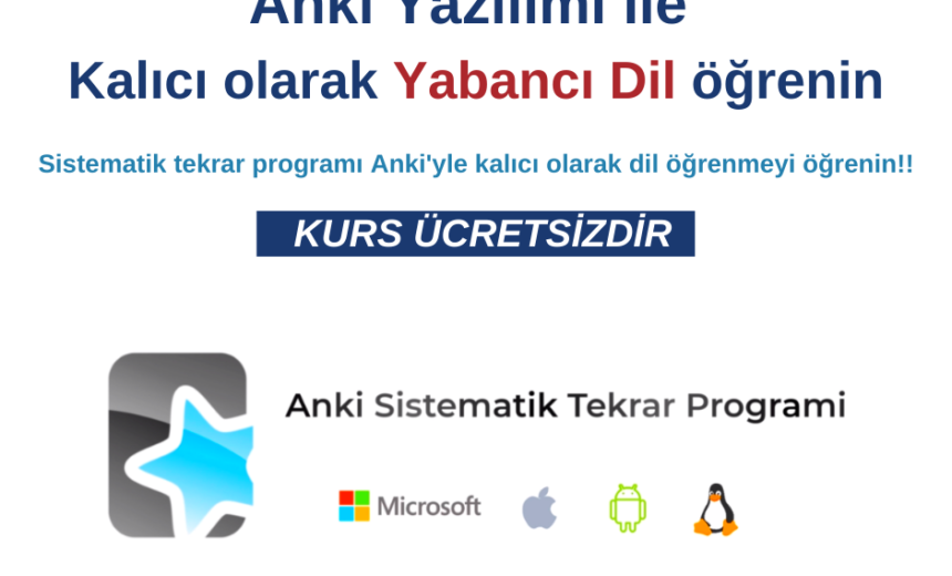 Anki Yazılımı ile Kalıcı olarak Yabancı Dil öğrenin img