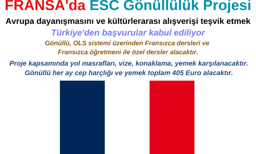Fransa ESC Gönüllülük Projesi | Avrupa dayanışmasını ve kültürlerarası alışverişi teşvik etmek img