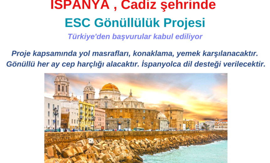 Ispanya Cadiz şehrinde ESC Gönüllülük Projesi img