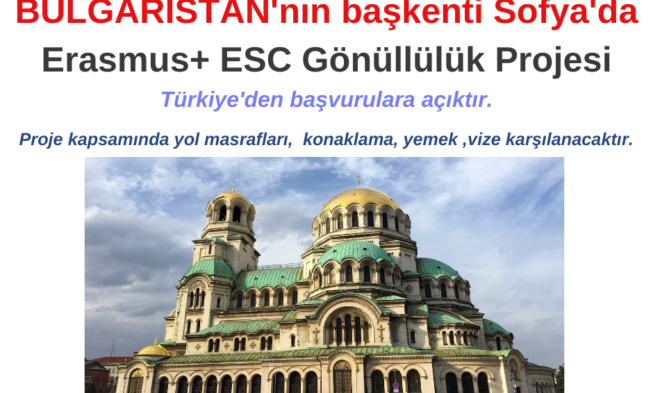 Bulgaristan başkenti Sofya ESC Gönüllülük Projesi img