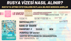 Rusya Vizesi Nasıl Alınır? Tüm Detaylar Burada Rusya Vizesi Nasıl Alınır? Tüm Detaylar Burada