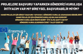 Projelere Başvuru Yaparken Gönderici Kuruluşa ihtiyacım var mı? Bireysel Başvurabilir miyim? Projelere Başvuru Yaparken Gönderici Kuruluşa ihtiyacım var mı? Bireysel Başvurabilir miyim?