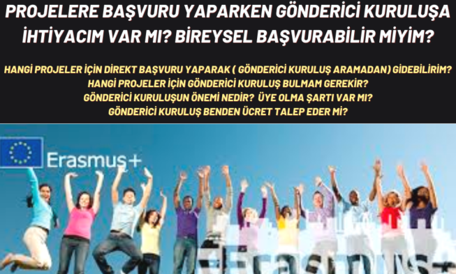 Projelere Başvuru Yaparken Gönderici Kuruluşa ihtiyacım var mı? Bireysel Başvurabilir miyim? img