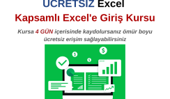 Excel – Kapsamlı Excel’e Giriş Kursu