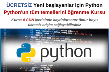 Yeni başlayanlar için Python – Python’un tüm temellerini öğrenme Kursu
