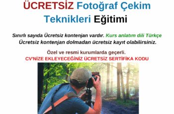 Fotoğraf Çekim Teknikleri Eğitimine Kaydolun