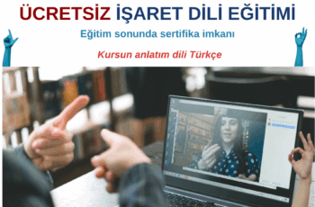 İşaret Dili Eğitimine Kaydolun