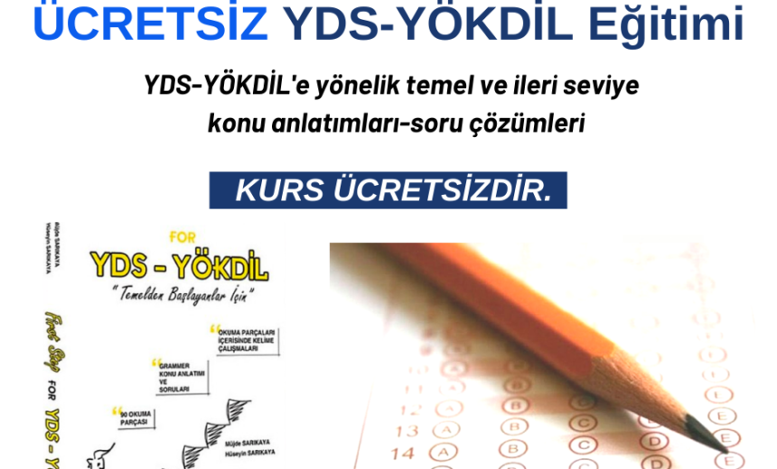 YDS-YÖKDİL Eğitimi – Ücretsiz img
