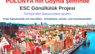 Polonya , Gdynia şehrinde ESC Gönüllülük Projesi