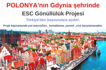 Polonya , Gdynia şehrinde ESC Gönüllülük Projesi