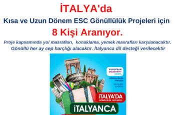Italya Kısa ve Uzun Dönem Gönüllülük Projeleri Italya Kısa ve Uzun Dönem Gönüllülük Projeleri