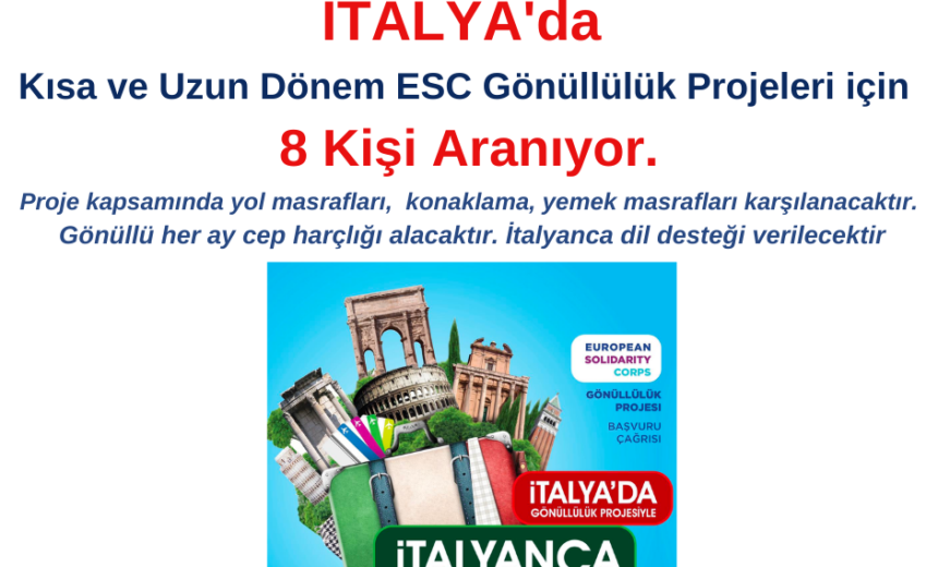 Italya Kısa ve Uzun Dönem Gönüllülük Projeleri img