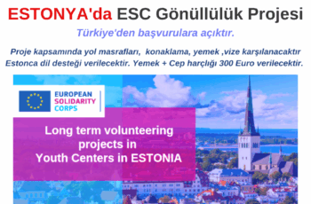 Estonya’da ESC Gönüllülük Projesi