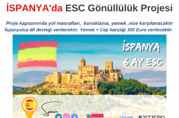 Ispanya 6 Ay ESC Projesine Katılın