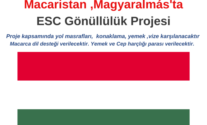 Macaristan , Magyaralmás ESC Gönüllülük Projesi img