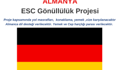 Almanya ESC Gönüllülük Projesi Almanya ESC Gönüllülük Projesi