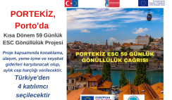 Portekiz , Porto’da 59 Günlük ESC Gönüllülük Projesi Portekiz , Porto’da 59 Günlük ESC Gönüllülük Projesi