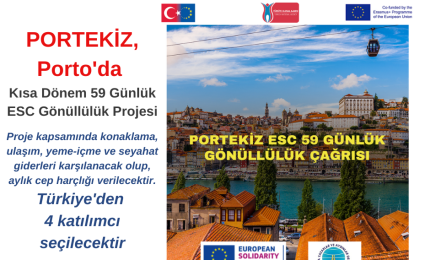 Portekiz , Porto’da 59 Günlük ESC Gönüllülük Projesi img