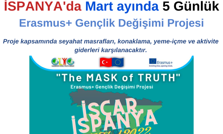 İspanya Mart ayında 5 Günlük Erasmus+ Gençlik Değişimi Projesi img