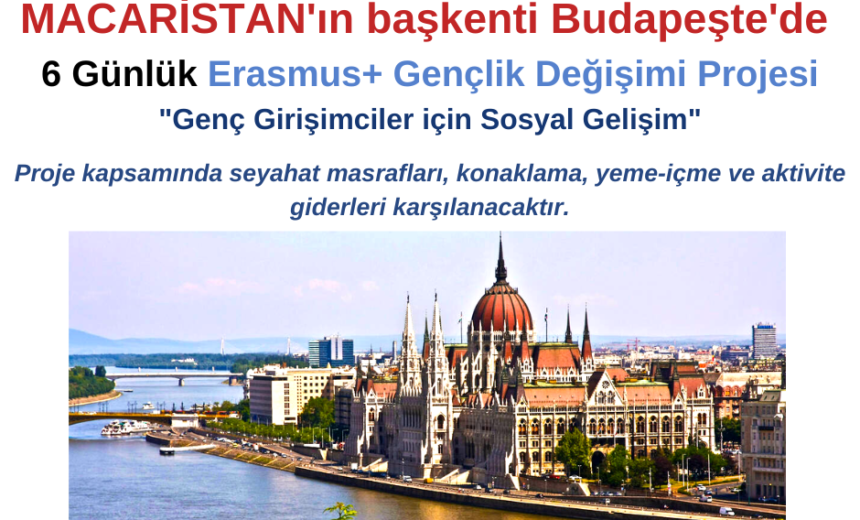Macaristan başkenti Budapeşte 6 Günlük Proje – “Genç Girişimciler için Sosyal Gelişim” img
