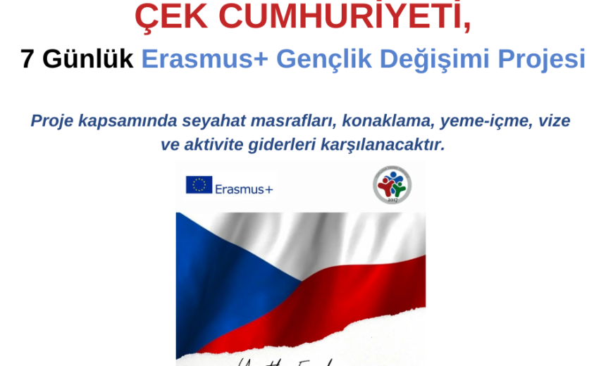 Çek Cumhuriyeti 7 Günlük Erasmus+ Gençlik Değişimi Projesi img