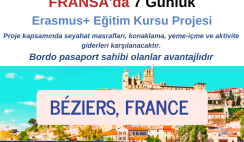 Fransa’da Erasmus+ Training Course Projesi Fransa’da Erasmus+ Training Course Projesi