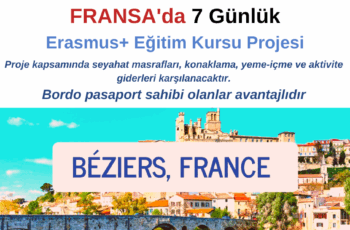 Fransa’da Erasmus+ Training Course Projesi Fransa’da Erasmus+ Training Course Projesi